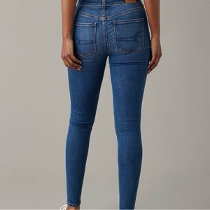 AE Next Level High Waisted Jegging in Brilliant Blue